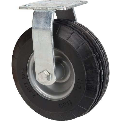 Roulettes anticrevaisons, Fixe, 8" (203,2 mm), Anticrevaison, 275 lb (125 kg) Distribution Élite MP