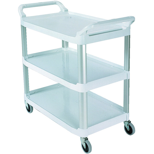 Chariot avec tablette et parois ouvrantes, 3 tiers, 40" x 37" x 20", Capacit&eacute; 300 lb Distribution Élite MP
