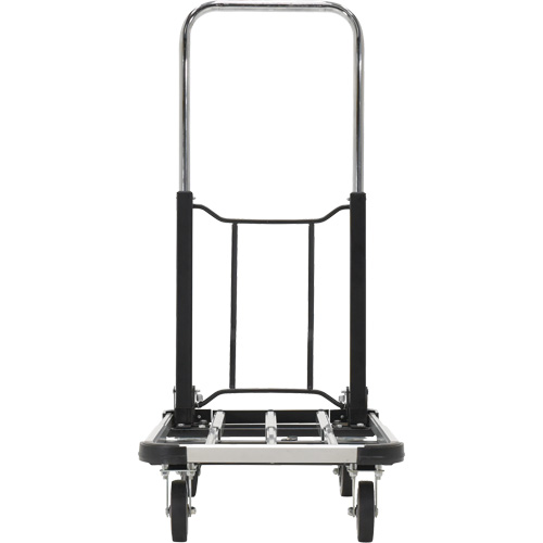 Chariot &agrave; plateforme repliable, Acier inoxydable, 300 lb, 28" lo x 16" la, Hauteur 33-1/2" Distribution Élite MP