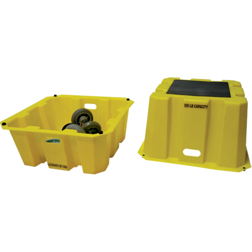 Escabeaux emboîtables industriels, 25" x 25" x Hauteur 10-1/2" Distribution Élite MP