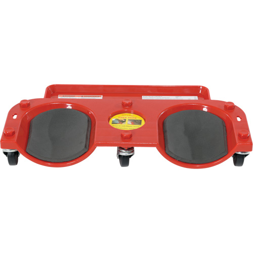 Socle roulant pour les genoux, Plastique, Rouge, Capacit&eacute; 350 lb Distribution Élite MP
