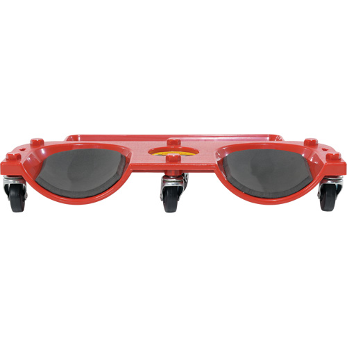 Socle roulant pour les genoux, Plastique, Rouge, Capacit&eacute; 350 lb Distribution Élite MP