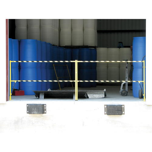 Barri&egrave;re &agrave; bascule de s&eacute;curit&eacute;, Simple, 6' lo x 42-5/8" h d&eacute;ploy&eacute; Distribution Élite MP