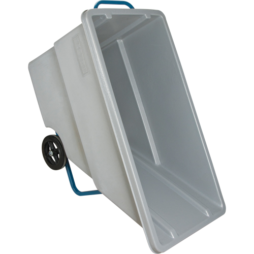 Chariot basculeur en acier, Poly&eacute;thyl&egrave;ne, 0,625 vg³, Capacit&eacute; de charge de 850 lb Distribution Élite MP