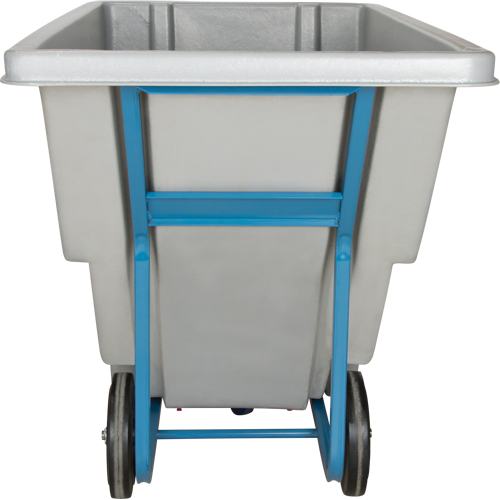 Chariot basculeur en acier, Poly&eacute;thyl&egrave;ne, 0,625 vg³, Capacit&eacute; de charge de 850 lb Distribution Élite MP