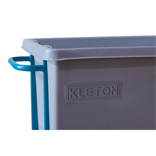 Chariot basculeur en acier, Poly&eacute;thyl&egrave;ne, 0,625 vg³, Capacit&eacute; de charge de 850 lb Distribution Élite MP