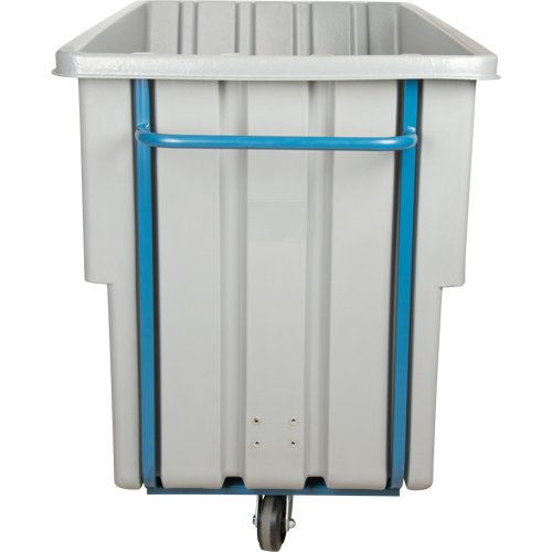 Chariot basculeur en acier, Poly&eacute;thyl&egrave;ne, 1,1 vg³, Capacit&eacute; de charge de 1250 lb Distribution Élite MP