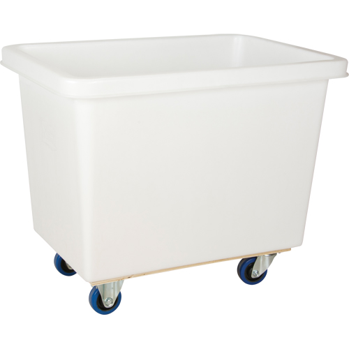 Chariot-caisse en &agrave; parois effil&eacute;es, Poly&eacute;thyl&egrave;ne blanc, 33" lo x 20" la x 29" h, Volume 7 pi³, Capacit&eacute; 600 lb Distribution Élite MP