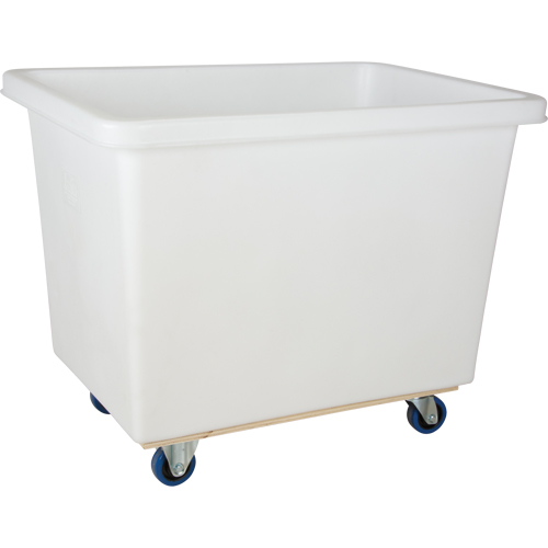 Chariot-caisse en &agrave; parois effil&eacute;es, Poly&eacute;thyl&egrave;ne blanc, 43" lo x 30" la x 34" h, Volume 16 pi³, Capacit&eacute; 600 lb Distribution Élite MP