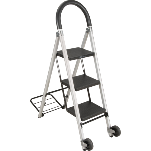 Step Stool Ladder, 3 Steps, 20" x 18" x 38-1/2" High Distribution Élite MP