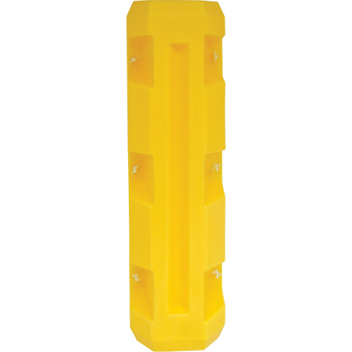 Slim Column Protector, 4" x 4" Inside Opening, 12" L x 12" W x 42" H, Yellow Distribution Élite MP