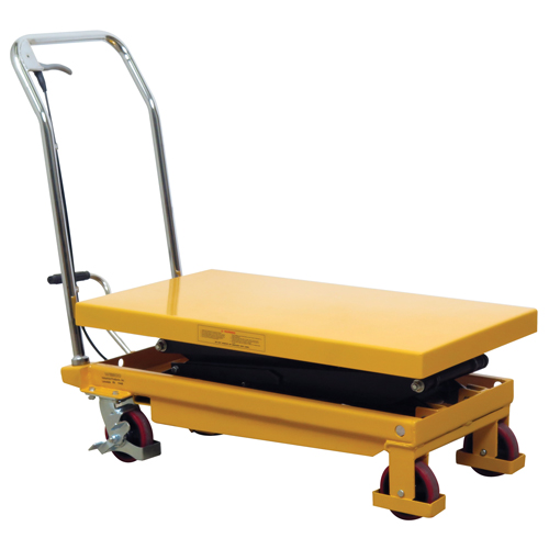 Hydraulic Scissor Lift Table, 19.5" L x 35.5" W/35-1/2" L x 19-1/2" W, Steel, 770 lbs. Capacity Distribution Élite MP