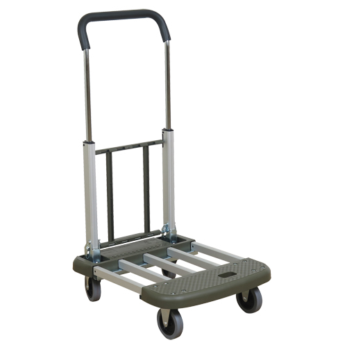 Telefolding Platform Truck, Aluminum, 330 lbs., 29-1/2" L x 17-1/2" W, 36-1/2" High Distribution Élite MP