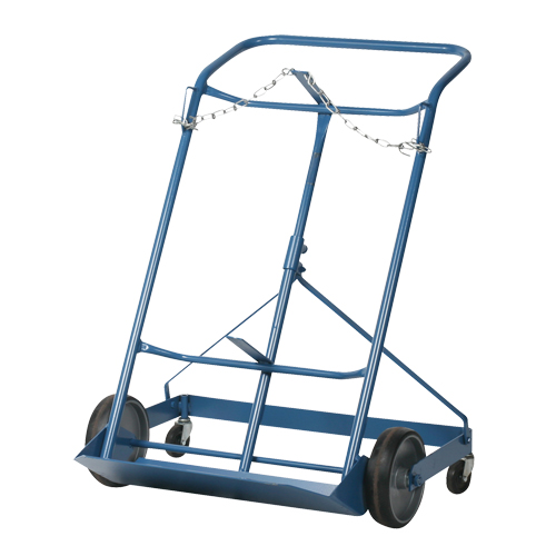 Chariot professionnel CC-2 pour deux bouteilles de gaz, Roues Caoutchouc moul&eacute;, Base de 16-7/8" la x 7-1/4" lo, 500 lb Distribution Élite MP