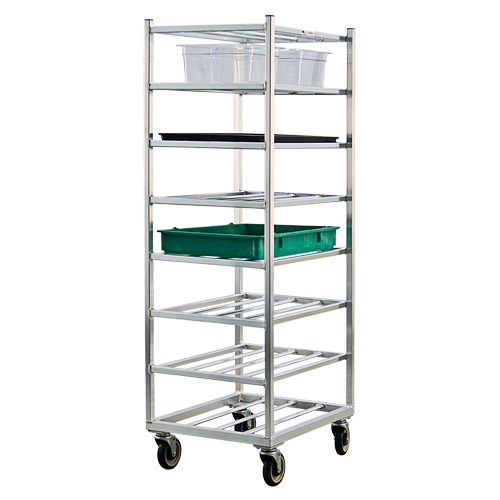 Chariot &agrave; tablettes, 8 Tiers, 20-7/8" la x 67" h x 27" p, Capacit&eacute; 600 lb Distribution Élite MP