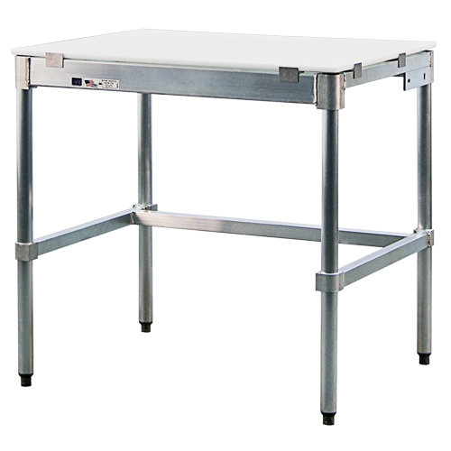 &eacute;tabli avec dessus en poly, 72" la x 24" p x 35-1/2" h, Capacit&eacute; 1600 lb Distribution Élite MP