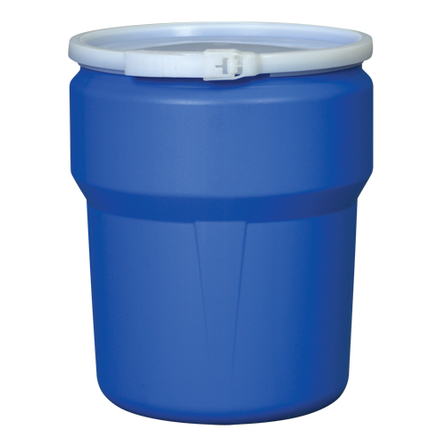 Nestable Polyethylene Drum, 10 US gal (8.33 imp. gal.), Open Top, Yellow Distribution Élite MP