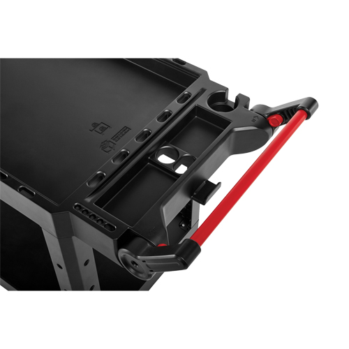 Heavy-Duty Adaptable Utility Cart, 2 Tiers, 17-3/4" x 36" x 46-1/5", 500 lbs. Capacity Distribution Élite MP