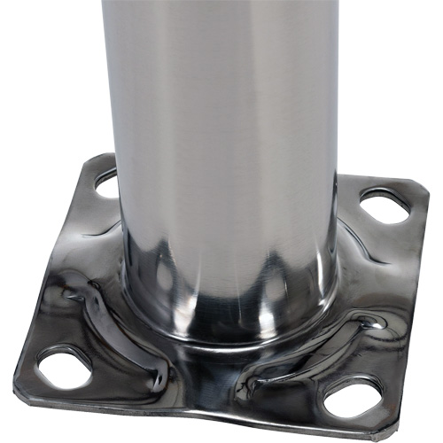 Safety Bollard, Stainless Steel, 36" H x 8" W, Silver Distribution Élite MP