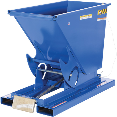 Conteneur autobasculeur, Acier, 1/3 vg³, Bleu Distribution Élite MP