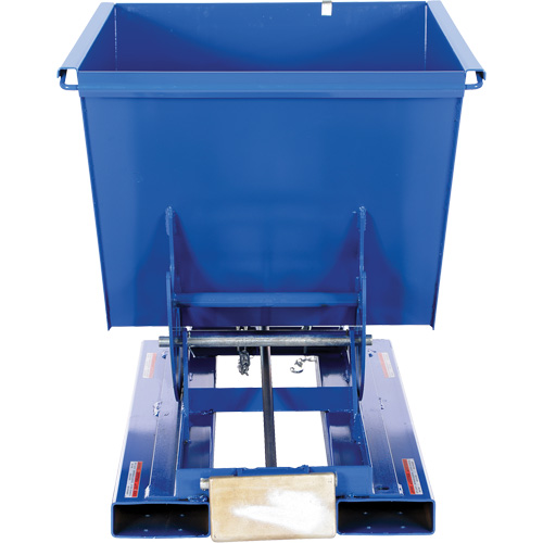 Conteneur autobasculeur, Acier, 1/2 vg³, Bleu Distribution Élite MP
