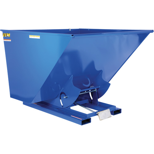 Conteneur autobasculeur, Acier, 2-1/2 vg³, Bleu Distribution Élite MP