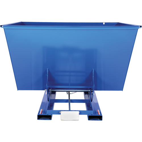 Conteneur autobasculeur, Acier, 2-1/2 vg³, Bleu Distribution Élite MP