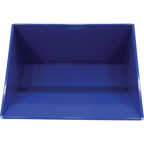 Self-Dumping Hopper, Steel, 3 cu.yd., Blue Distribution Élite MP