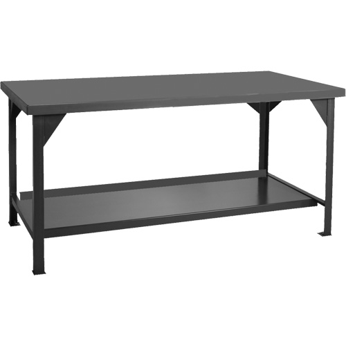 Heavy-Duty Workbench, 48" W x 30" D x 34" H, 4000 lbs. Capacity Distribution Élite MP