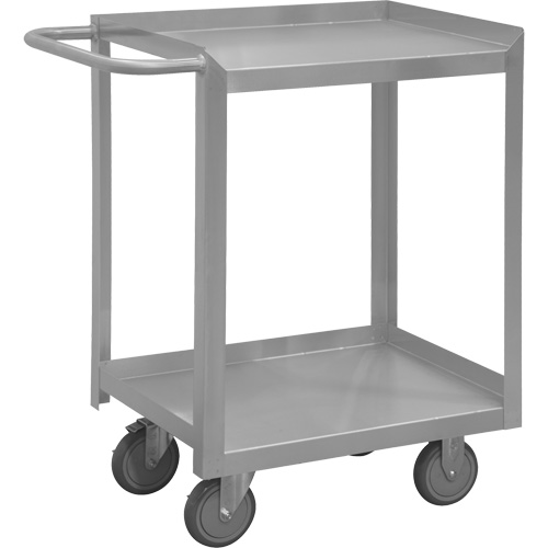 Industrial Grade Shelf Cart, 2 Tiers, 24-1/8" W x 35" H x 42" D, 1200 lbs. Capacity Distribution Élite MP