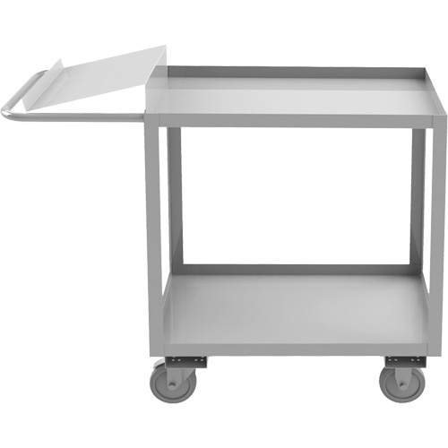 Chariot de pr&eacute;paration de commande de calibre industriel, 39" h x 18-1/8" la x 45" p, 2 Tablettes, Capacit&eacute; 1200 lb Distribution Élite MP