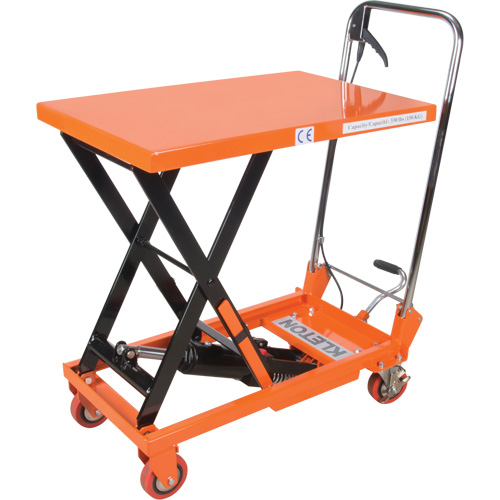 Hydraulic Scissor Lift Table, 27-1/2" L x 17-3/4" W, Steel, 330 lbs. Capacity Distribution Élite MP