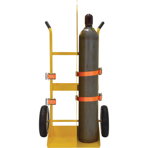 Chariot pour chalumeau et bouteille &agrave; gaz, Roues Rempli de mousse, Base de 23-13/16" la x 22-13/16" lo, 500 lb Distribution Élite MP