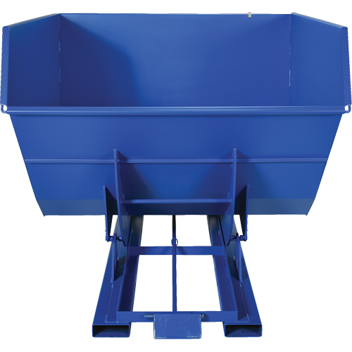 Self-Dumping Hopper, Steel, 4 cu.yd., Blue Distribution Élite MP