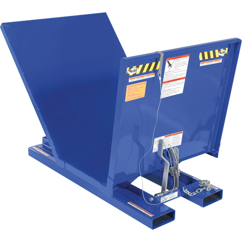 Open Sided Hopper, Steel, 1 cu.yd., Blue Distribution Élite MP