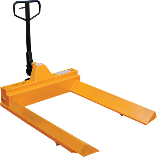 Transpalette pour mat&eacute;riaux en rouleaux, Acier, 48" lo x 7,5" la, Capacit&eacute; 4000 lb Distribution Élite MP