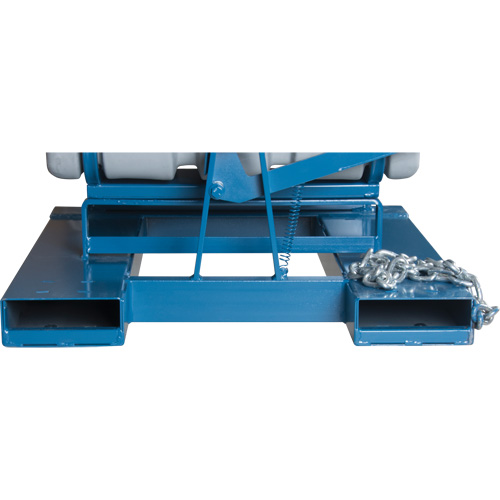 Self-Dumping Hopper, Polyethylene, 1-1/10 cu.yd, Grey Distribution Élite MP