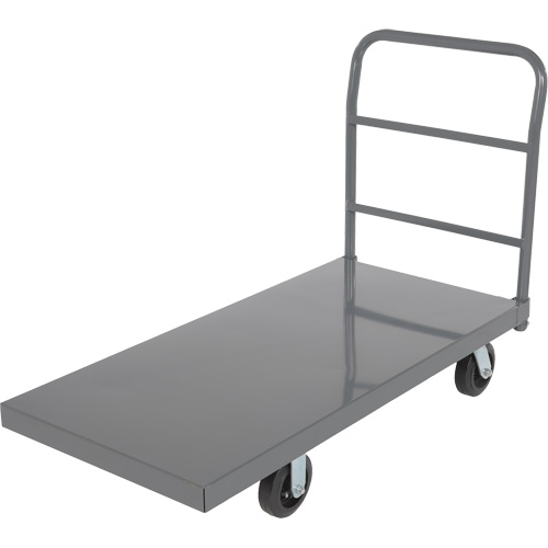 Platform Truck, 48" L x 24" W, 2000 lbs. Capacity, Rubber Casters Distribution Élite MP