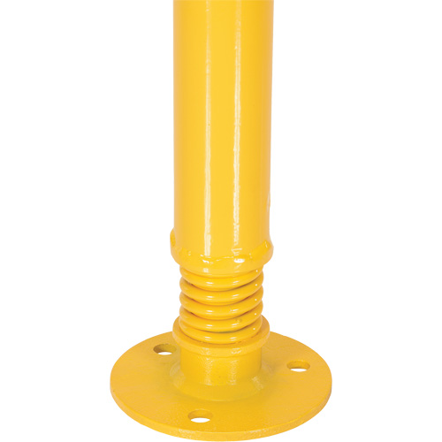 Borne de protection &agrave; ressort, Acier, 42" h x 2-1/8" la, Jaune Distribution Élite MP