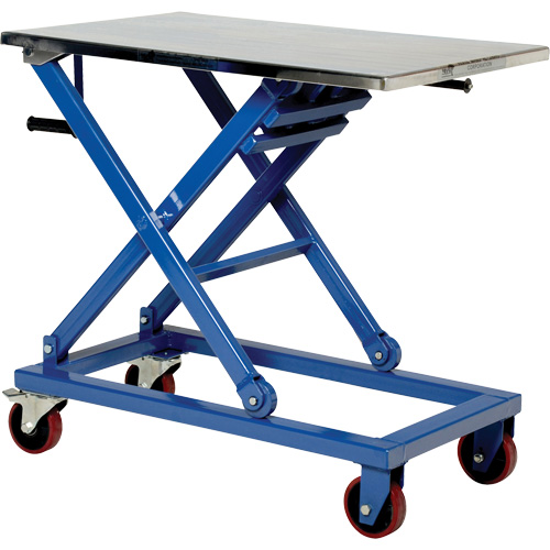 Manual Scissor Lift Table, 37" L x 23-1/2" W, Steel, 660 lbs. Capacity Distribution Élite MP