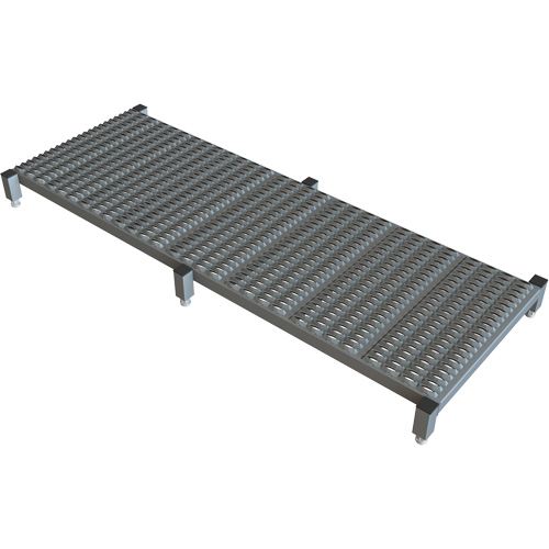 Plateforme de travail en une &eacute;tape &agrave; hauteur r&eacute;glable, 24" la x 71" pr, Capacit&eacute; de 800 lb, Enti&egrave;rement soud&eacute; Distribution Élite MP