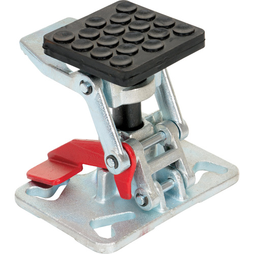 Heavy-Duty Adjustable Height Floor Lock, 8" Extended Height, 5-1/2" Retracted Height, Steel Distribution Élite MP