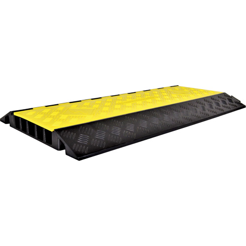 Powerhouse Heavy-Duty Straight Cable Protector, 5 Channels, 36" L x 19.75" W x 2.25" H Distribution Élite MP
