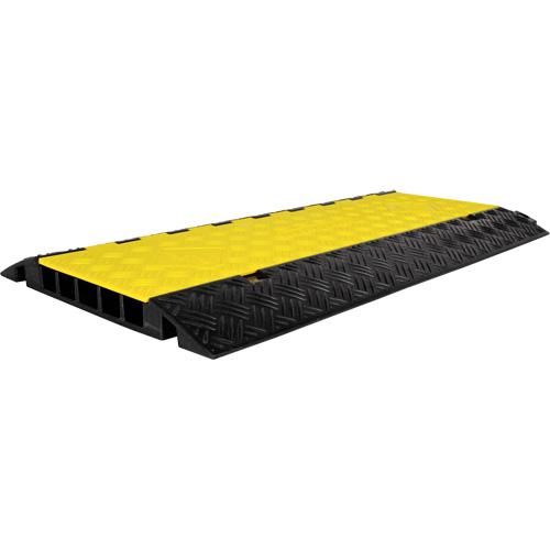 Powerhouse Medium-Duty Straight Cable Protector, 5 Channels, 36" L x 19.63" W x 2.25" H Distribution Élite MP