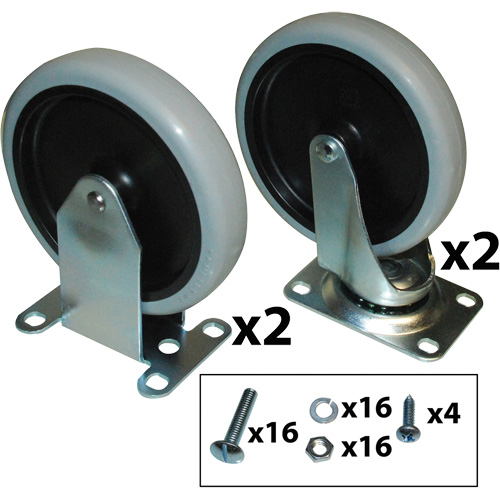 Ensemble de roulettes pour chariot utilitaire Distribution Élite MP