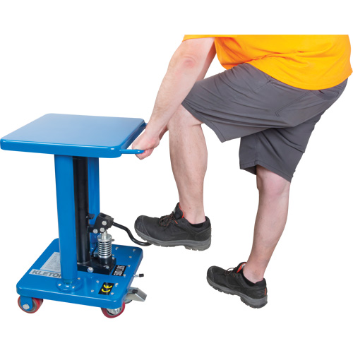 Hydraulic Work Table, 18" L x 18" W, Steel, 500 lbs. Capacity Distribution Élite MP