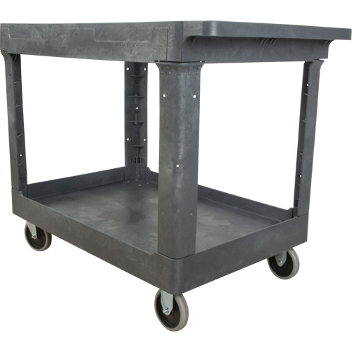 Utility Service Cart, 2 Tiers, 24-5/8" x 32-1/2" x 40", 550 lbs. Capacity Distribution Élite MP