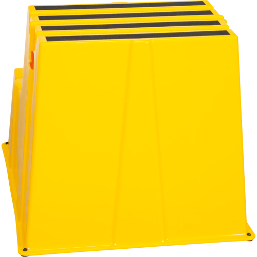 Escabeau industriel, 2 marches, 26" x 22-7/16" x Hauteur 19-11/16" Distribution Élite MP