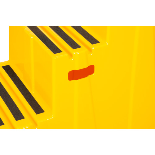 Industrial Step Stool, 3 Steps, 34-13/16" x 22-7/16" x 28-1/2" High Distribution Élite MP
