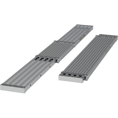 Planche de travail t&eacute;lescopique, 108" la x 12" pr, Capacit&eacute; de 250 lb, D&eacute;mont&eacute; Distribution Élite MP